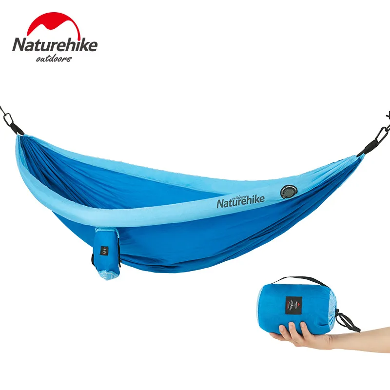 

Портативный гамак NatureHike с надувной трубкой из ТПУ для 2 человек, прочный наружный кемпинговый внутренний светильник, Гамак или Сетчатый Чех...