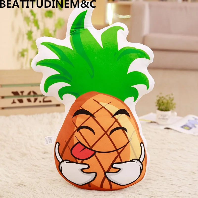 

1pc Hawaiian style Pineapple Cactus Plant Plush Pillows Stuffed Plush Pineapple Cactus Pillow Cushions Home Decoration Kids Gift