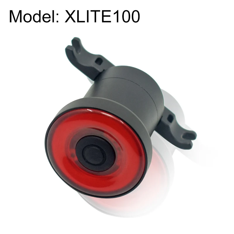 WasaFire XLITE100 велосипедный флэш-светильник USB Перезаряжаемый велосипедный задний светильник автоматический запуск/стоп тормоз зондирующий Мини светодиодный велосипедный задний светильник - Цвет: XLITE100
