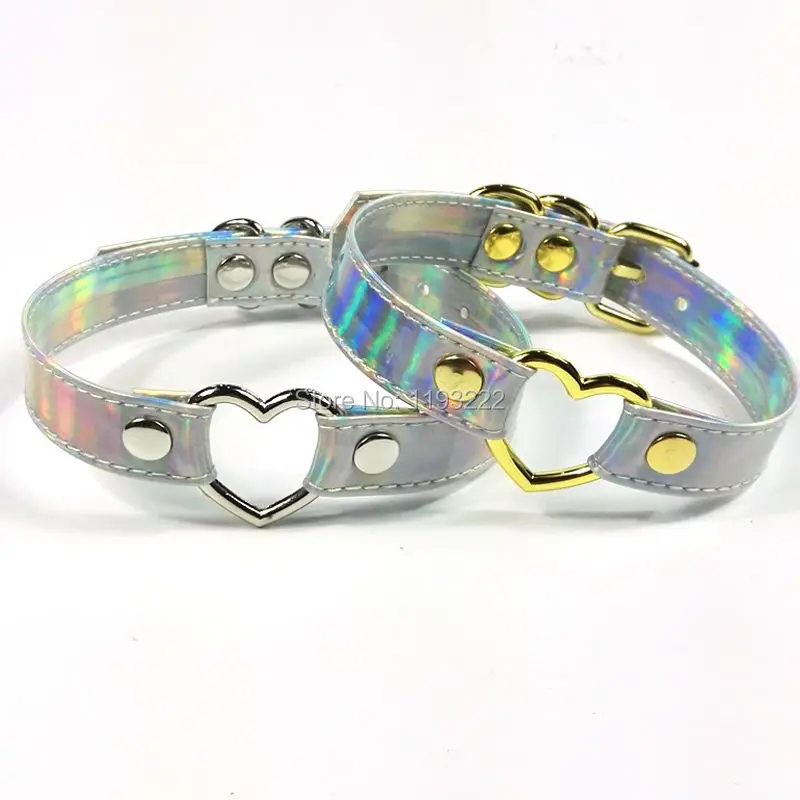 Дизайнерское женское Радужное колье ручной работы голографическое 100% лазерный