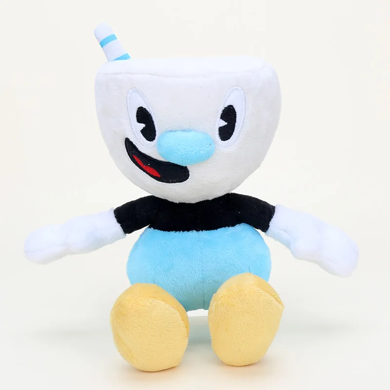 Mugman Cuphead S1-King кости плюшевые Mugman дьявол босс Коллекционная плюшевая фигурка игрушка - Цвет: Mugman