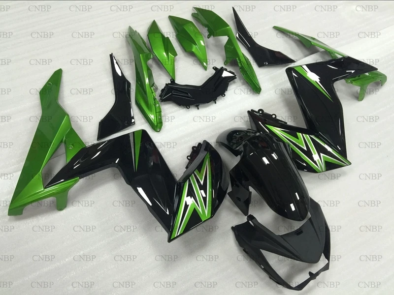 Z 250 300 Ninja 16 обтекатель мотоцикла 2015 2016 Черный Зеленый Кузов для Kawasaki Z300 Z250