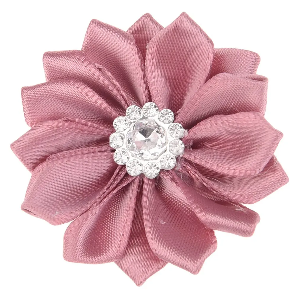 Dusty Pink 20 шт. букет искусственных цветов стразы цветок DIY цветы украшение дома аксессуары для волос повязка на голову без зажимов без бантов - Цвет: Dusty Pink