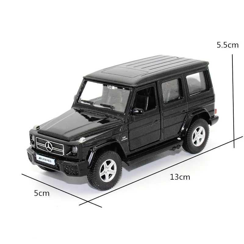 1:36 Benz G63 SUV литая модель автомобиля детские игрушки Коллекционная украшение