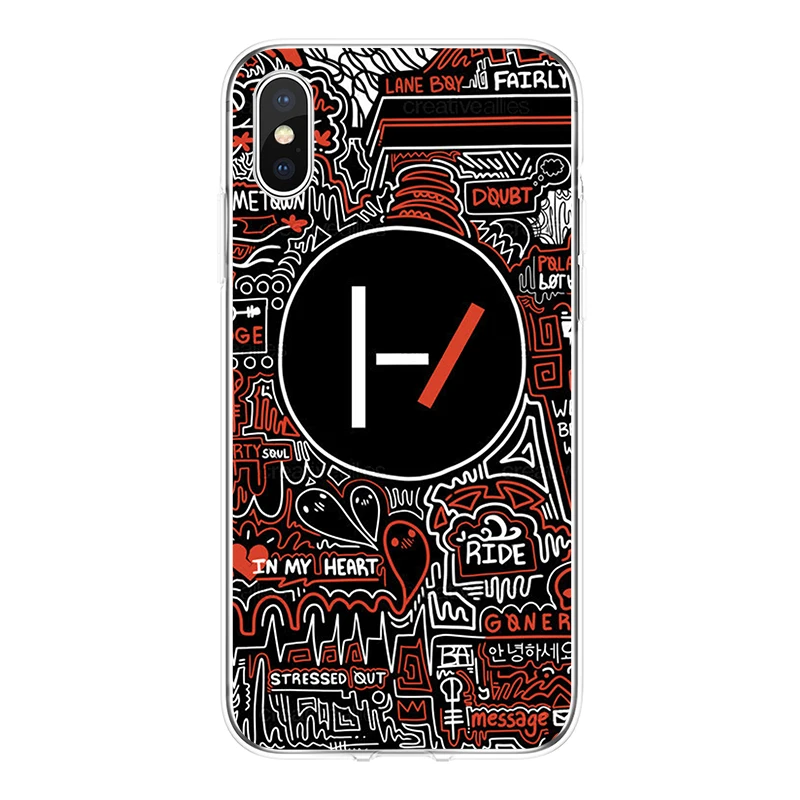 Twenty One Pilots 21 мягкий силиконовый 2018 из термопластика Чехол для мобильного телефона