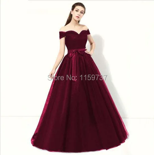 2017 Sweetheart Puffy Tulle New Formal Prom Dress Elegant With Sash Ladies Design Gown Vestido De Noche | Свадьбы и торжества
