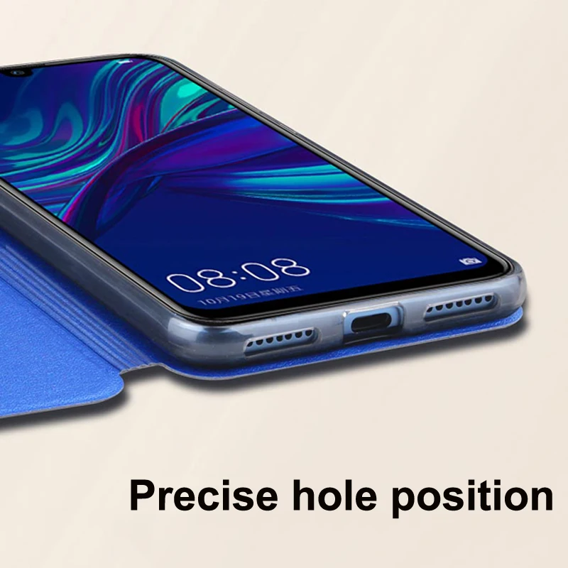 Роскошный кожаный чехол с передним окном для Huawei Enjoy 9 s телефона Enjoy9s POT-AL00A задние