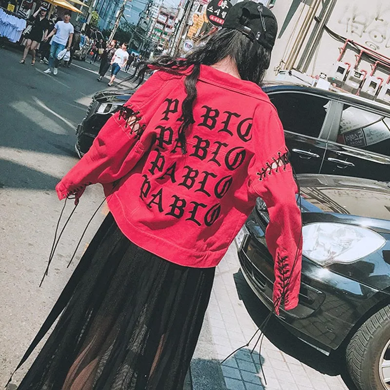 Куртка женская джинсовая в ковбойском стиле Повседневная Свободная верхняя