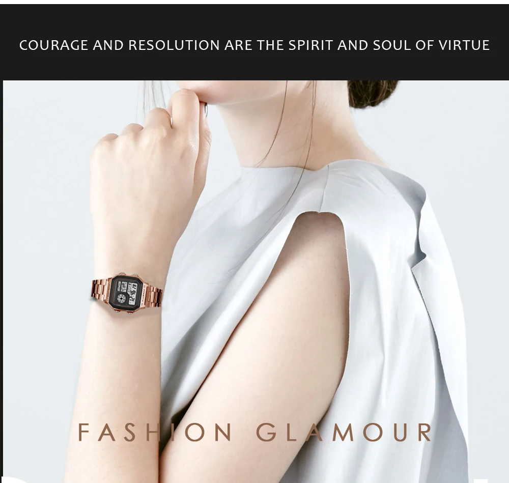 PANARS, светящиеся, деловые часы, многофункциональные, женские, водонепроницаемые, наручные часы, фитнес, цифровые часы, будильник, таймер, часы для девушек, 8130