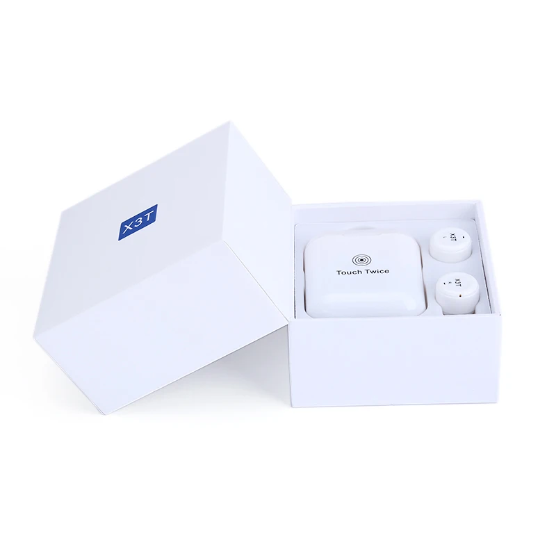 Доставка за 48 часов! Беспроводные наушники TWS X3T с Bluetooth 4 2 гарнитура зарядным