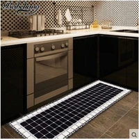 beibehang High-quality kitchen mats Japanese-style long anti-skid anti-oil home mosaic door mat mat door pad can be customized