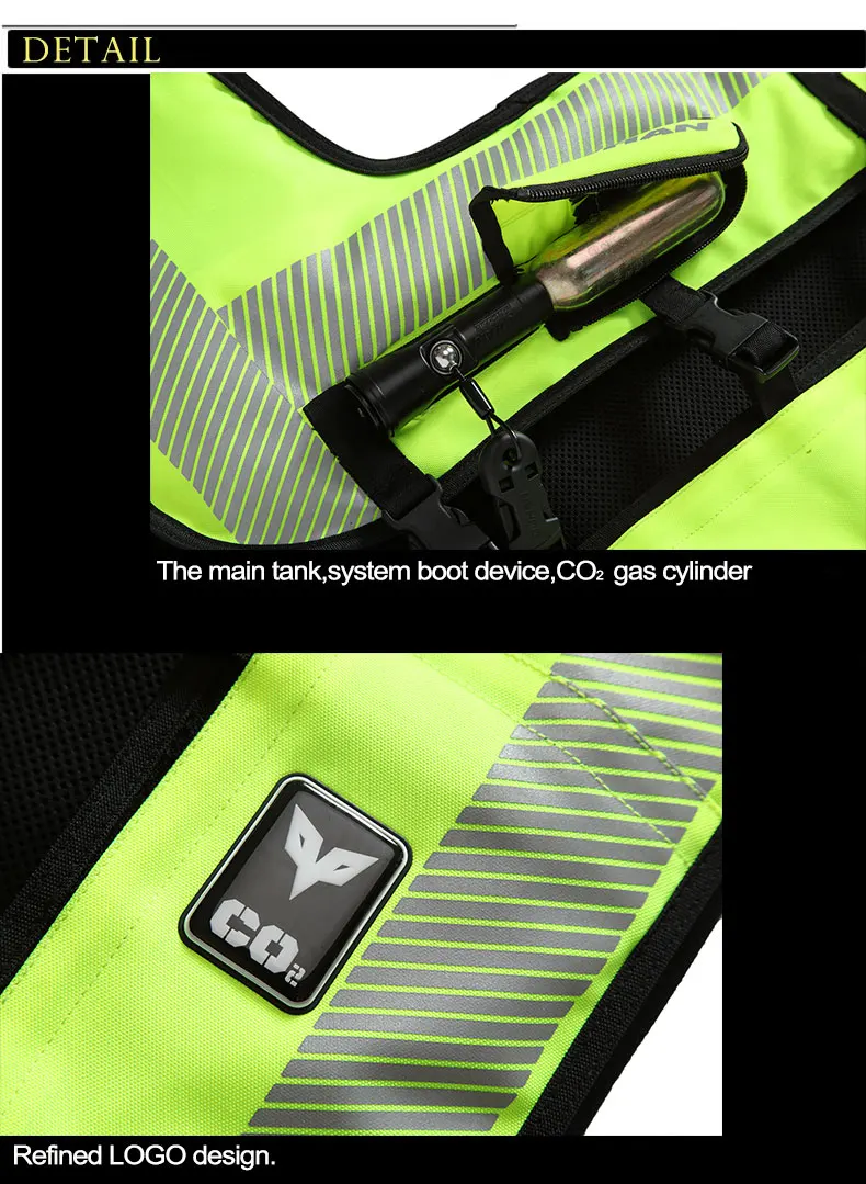 DUHAN rcycle Air-bag Vest Moto Racing профессиональная передовая система подушки безопасности для мотокросса защитная подушка безопасности