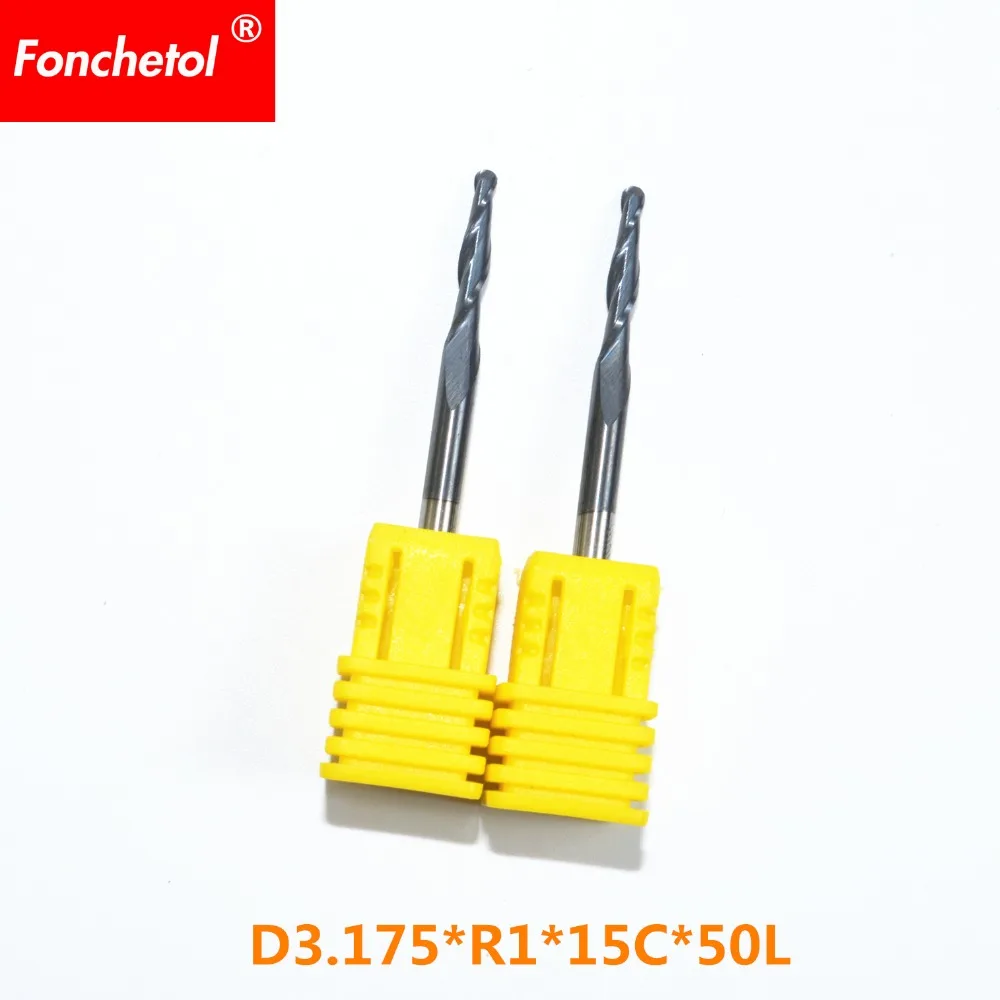 3 175 * R1 15C 50l фрезерный станок с ЧПУ для дерева коническая шаровая Головка