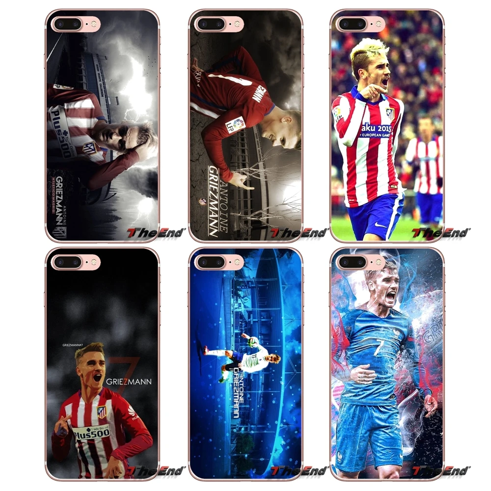 Antoine Griezmann футбольный чехол из ТПУ для Apple iPhone X 4 4S 5 5S SE 5C 6 6S 7 8 Plus 6Plus 7plus 8plus Fundas