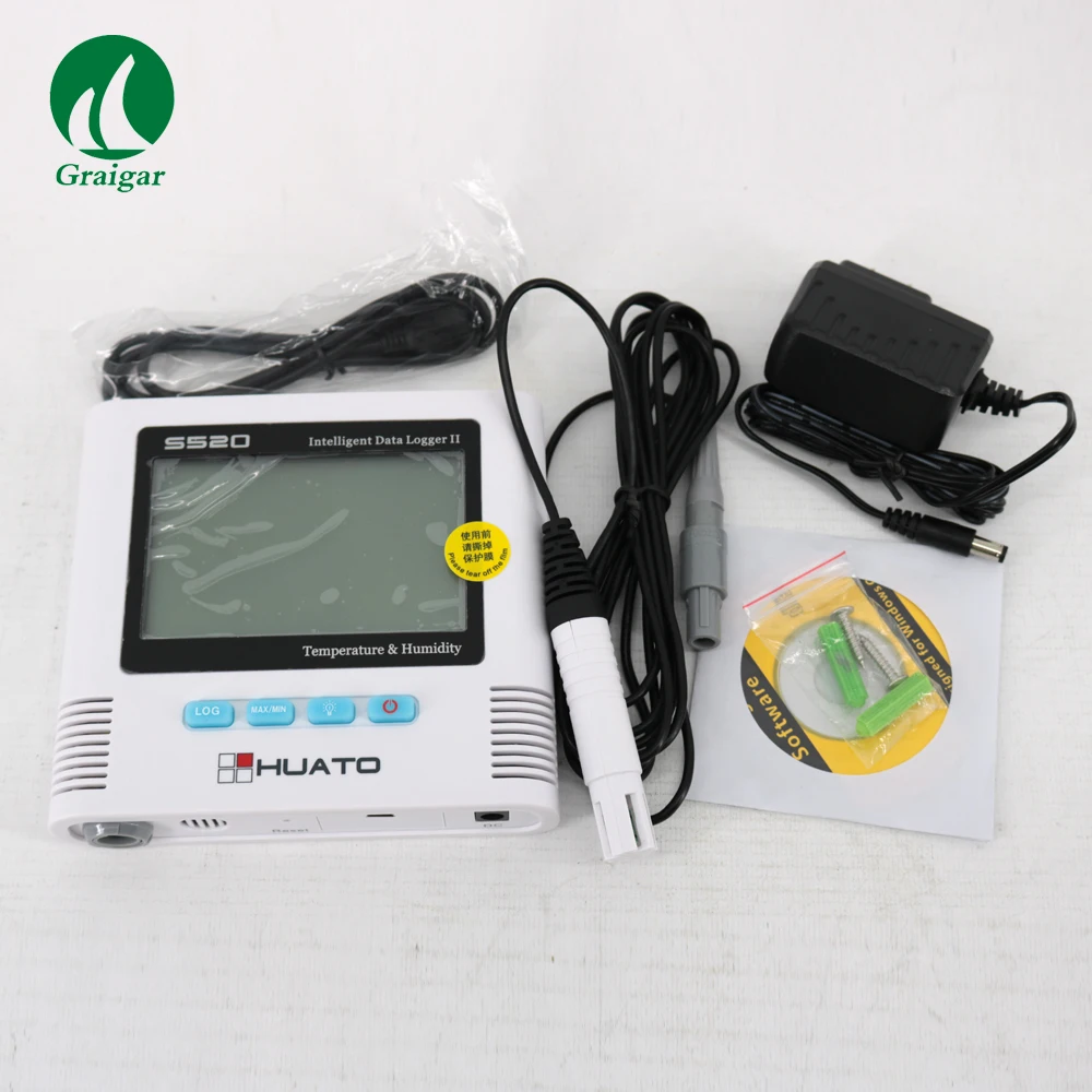 Huato S520-EX Humidity Temperature Data Logger with Printing Real Time Function | Инструменты