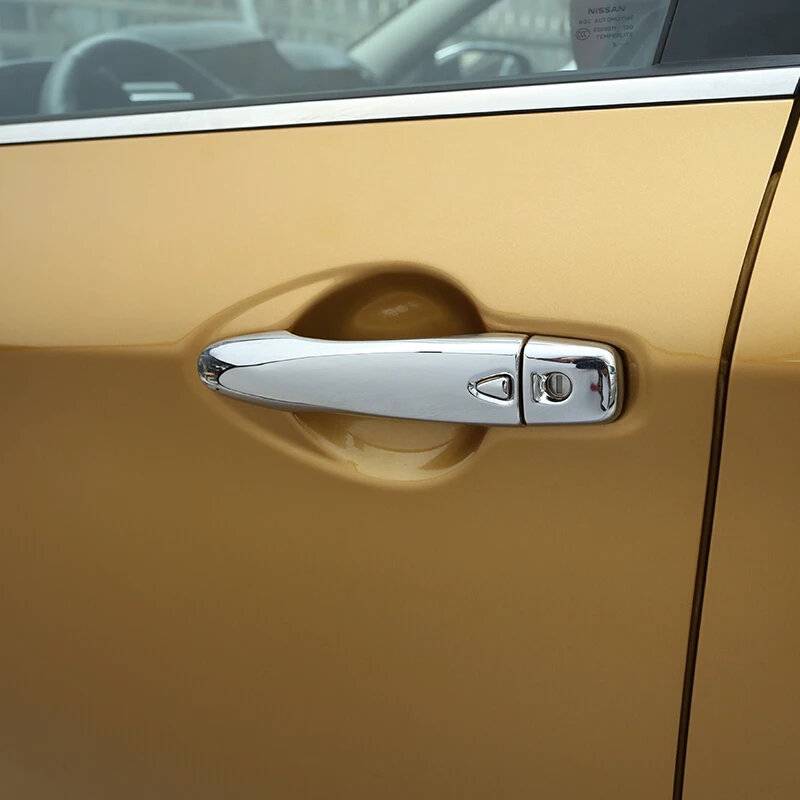 Аксессуары подходят для Nissan Qashqai J11 2015 2016 2017 2018 хромированная крышка дверной ручки