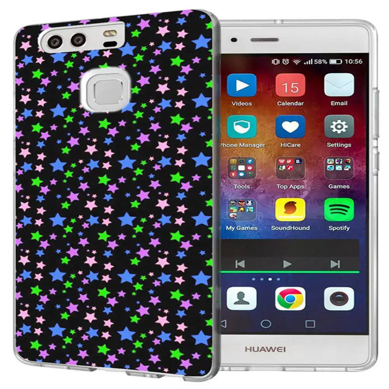 Для Huawei P9 Lite/P8 Lite/P10Lite Y5 II 2 Y5ii мягкий чехол из ТПУ с узором Дизайн Китти коготь
