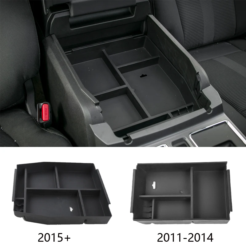 HYZHAUTO 1 шт. ABS Многофункциональный подлокотник для хранения Ford F150 2011 2014 2015 +