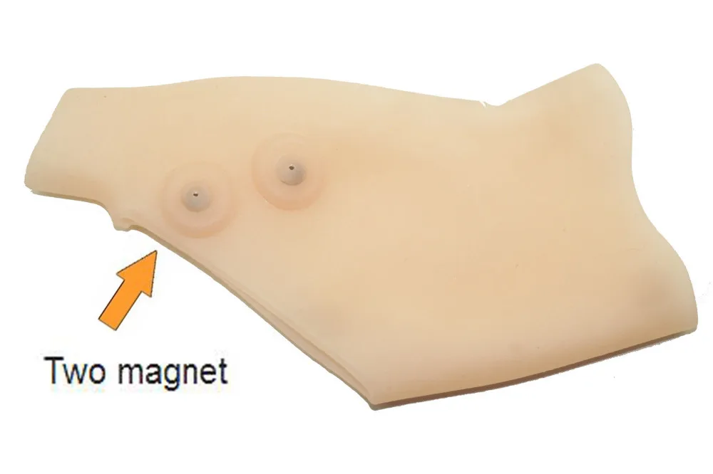 2 шт./лот силиконовые компрессионные магнитные перчатки для поддержки большого