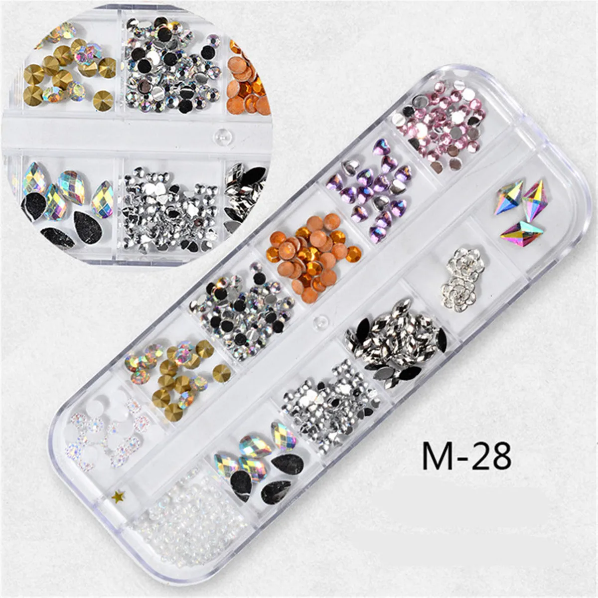 

Металлические цветы, заклепки для дизайна ногтей, кристаллы, серебристые, розовые, разноцветные искусственные бусины для дизайна ногтей, маленькие камни, 12 шт., украшение для ногтей