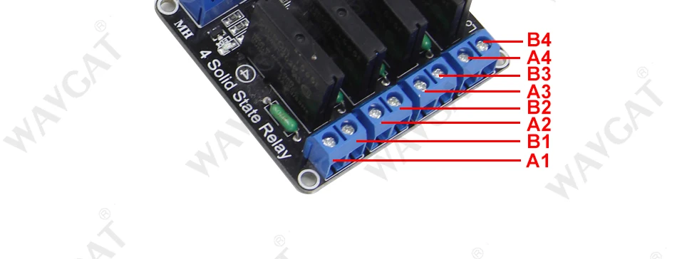 WAVGAT 5V реле 1 2 4 8 канальный OMRON SSR Высокий Низкий уровень твердотельные реле Модуль 250V 2A для Arduino