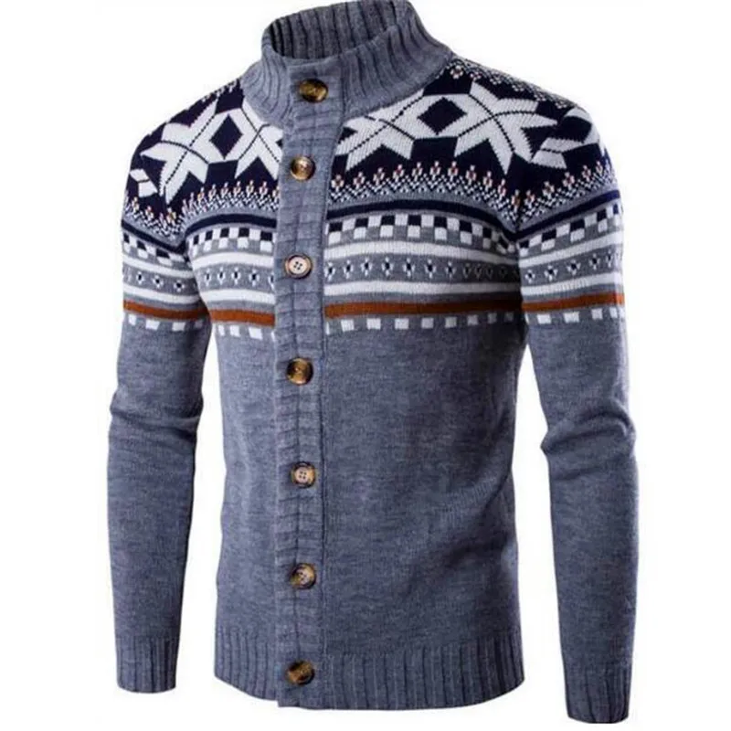 Бесплатная доставка Горячая новинка осень и зима 2018 мужской свитер кардиган