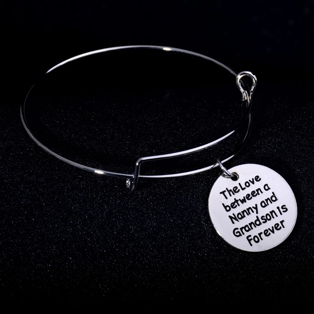Любовь между няней и внуком навсегда Подвески Браслет семейный для бабушки