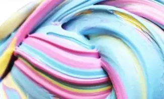 blue yellow pink 60 мл Радужный пушистый слизистый пластилин, глина, светильник, глина, красочное моделирование, полимерная глина, глина, слизи для детей, Handgum antistr Toy - Цвет: blue yellow pink