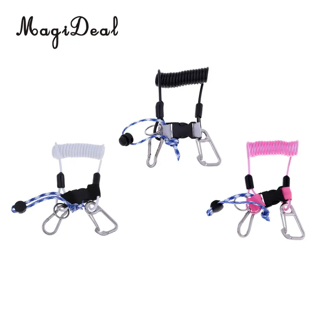 Спиральная катушка ремешок для подводного плавания держатель камеры ремень и