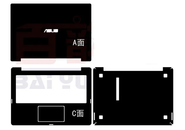 Специальный Ноутбук из углеродного волокна виниловые наклейки для ASUS TP300 TP300L TP300LA