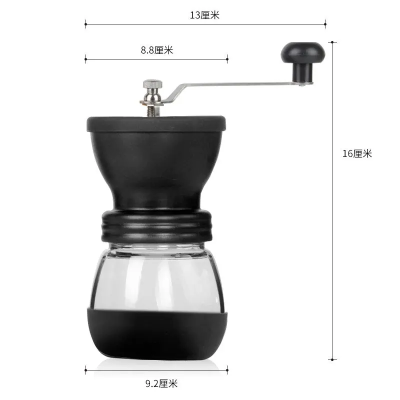 

Seamoy Coffee Grinder Hand Ceramic Manual ABS Ceramics Core Stainless Steel Burr grinder Kitchen Mini Manual Hand Coffee Grinder