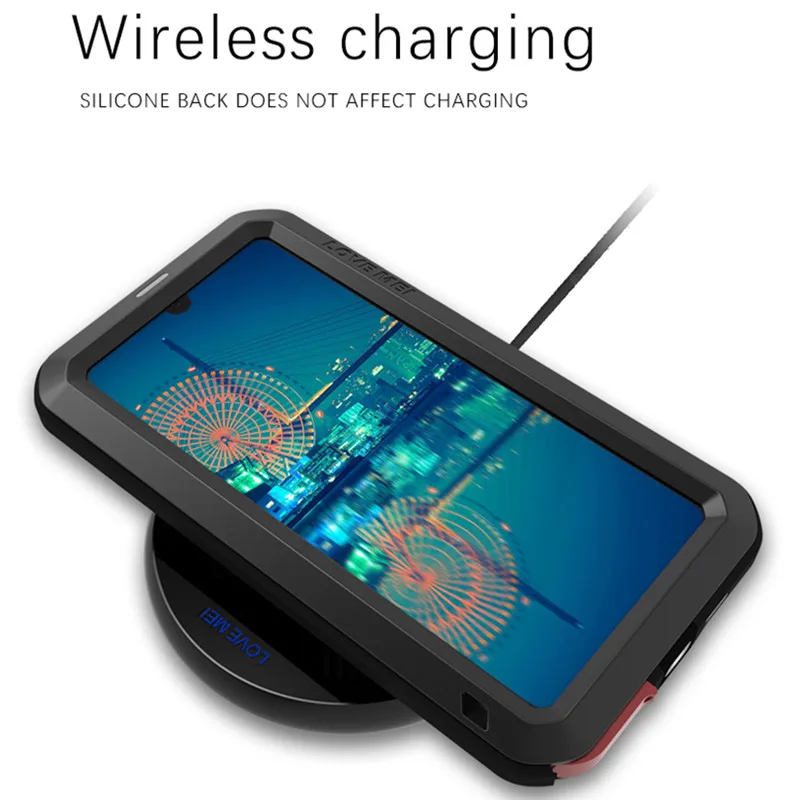 Металлический армированный сверхпрочный защитный чехол для Huawei P30 Pro P30Lite