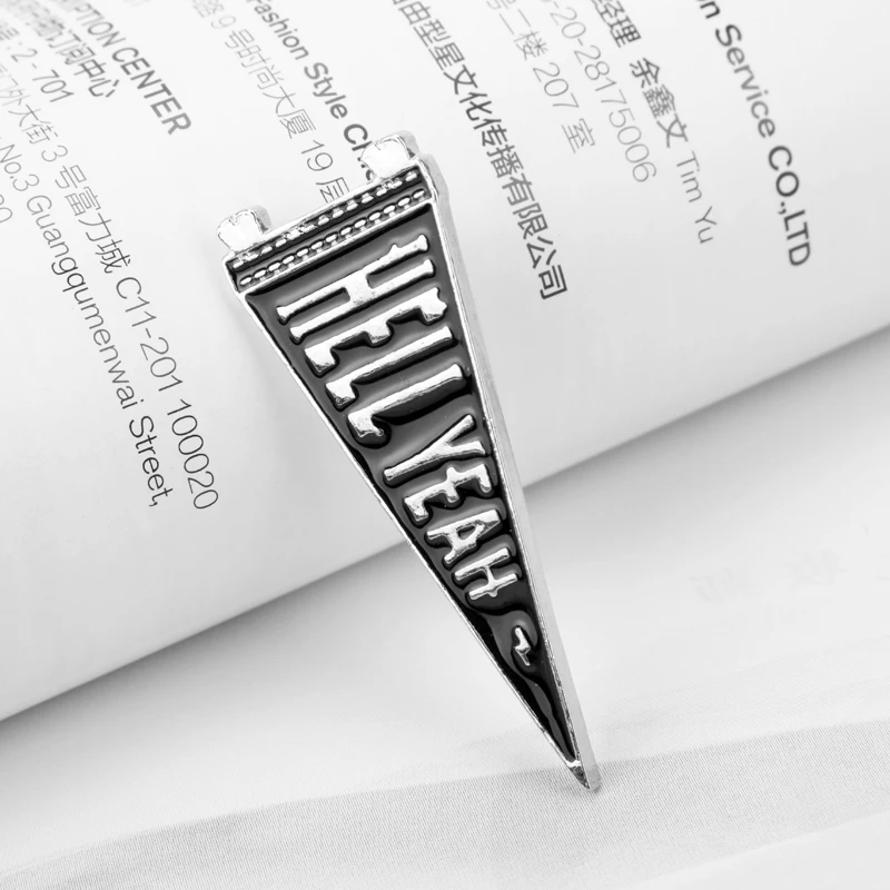 Чёрт возьми да! Брошь-булавка для мужчин и женщин ювелирное изделие