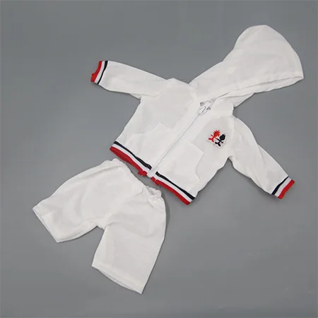 M--229 Детская Одежда для куклы, размер 43 см, игрушка новорожденная кукла и американская кукла, модный костюм для спорта и отдыха, куртка+ Стрейчевые штаны - Цвет: M--229