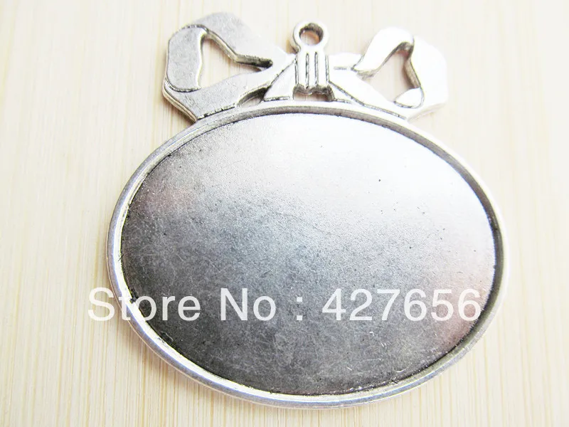 3 шт. большая античная Серебристая овальная рамка для картины подвеска с бутеброй