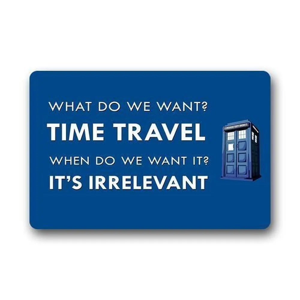 Память дома пользовательские двери мат Доктор Кто полиция Коробка Фото дверной