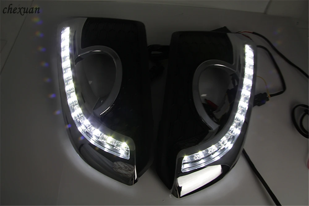 CSCSNL 1 набор 12V светодиодный DRL Дневной светильник колпак противотуманных фар с