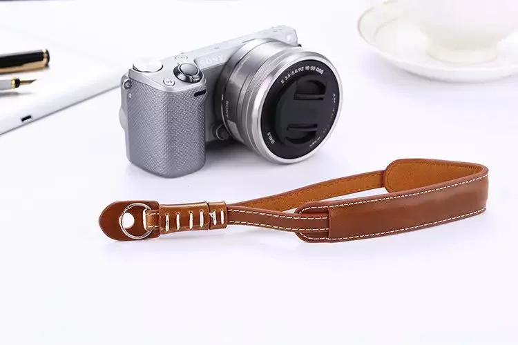 Кожаный ремешок для камеры с ручным захватом на запястье Sony a6500 a6300 a6000 a5100 a5000 NEX5T