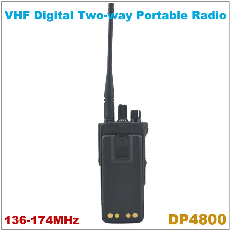 Оригинальная Портативная радиостанция DP4800 VHF 136 174 МГц цифровая портативная рация