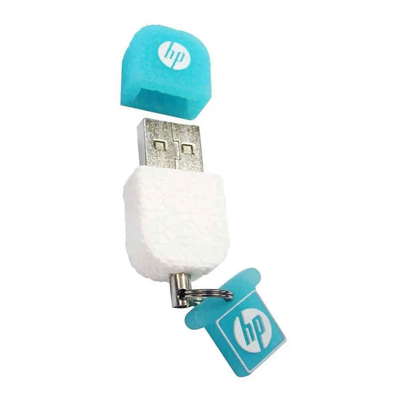 Hp флэш диск USB 2 0 16 ГБ 32 64 флеш накопитель V175w мороженое силиконовый прекрасный