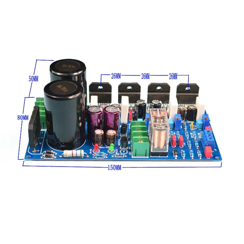 120 W+ 120 W LM3886 двойной параллельный многоцентровое усилитель доска в соответствии с указанным Jeff Rowland G4-008