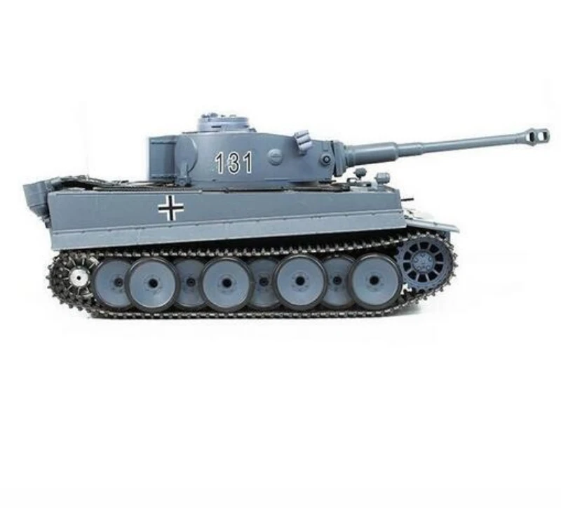 Танк 3818-1 2,4 г 1:16 Тигр I металлический катапилар и шестерня и индуктор хенлонг танк с пультом дистанционного управления с фонариком звуковой симулятор