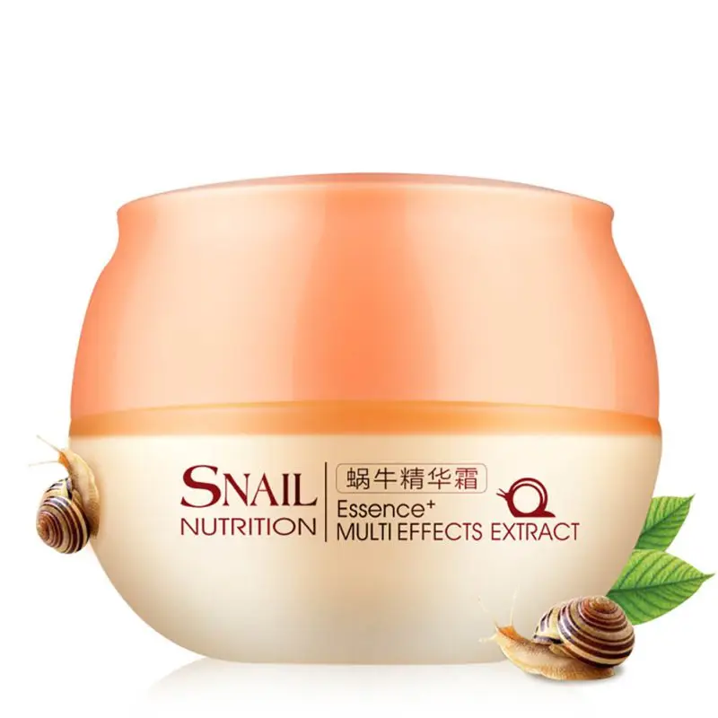

Hot Snail Face Cream Repairing Face Whitening Cream Moisturize Wrinkle Essence Skin Care for Ladies 50g