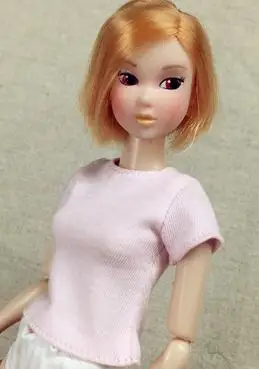 pink 1 шт. Blyth кукла футболка одежда подходит для Барби рубашка momoko, pullip, azone, Blyth 1/6 кукла DC129 - Цвет: pink
