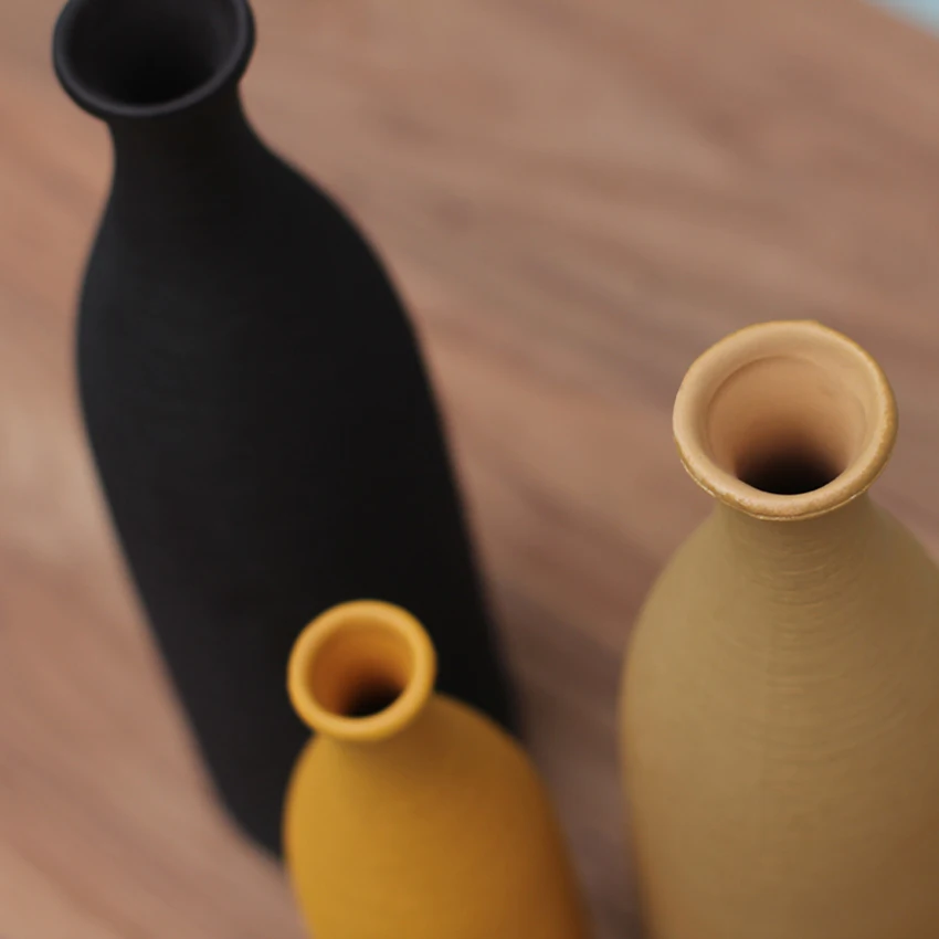 Европейская красочная керамическая ваза креативная настольная Цветочная