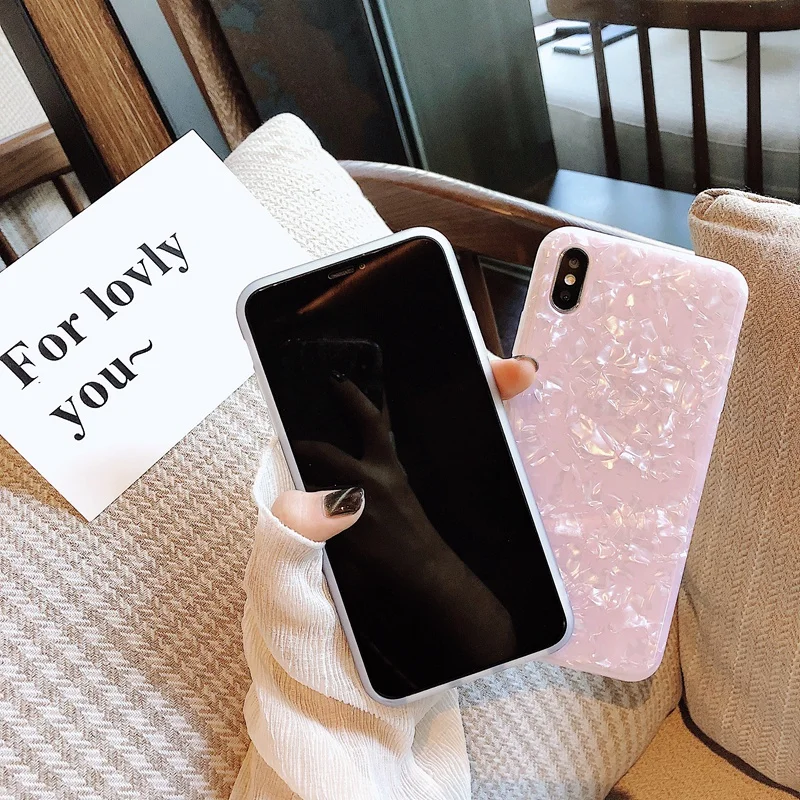 Блестящий хрустальный мраморный чехол для iPhone 11 Pro iPhone11 6 6S 7 8 Plus мягкий из ТПУ XS Max