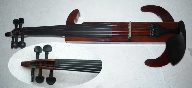 4/4 высокое качество 5 струн электрическая скрипка красный 11 #|electric violin red|electric violin5