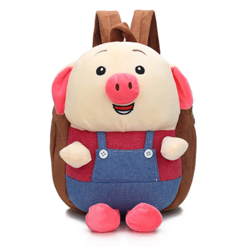 

2019 1-5Y Plush Cartoon Animal 3D School Bag For Girls Boys Kindergarten Schoolbag Cute Kids Backpacks Children's Backpack