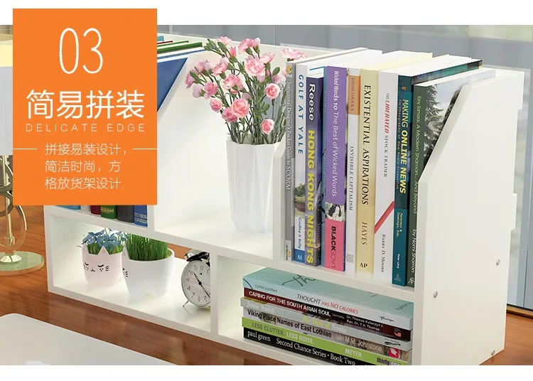 Луи Мода книжные шкафы современный простой Настольный студенческий детский мини стол для хранения и креативный офисный прием