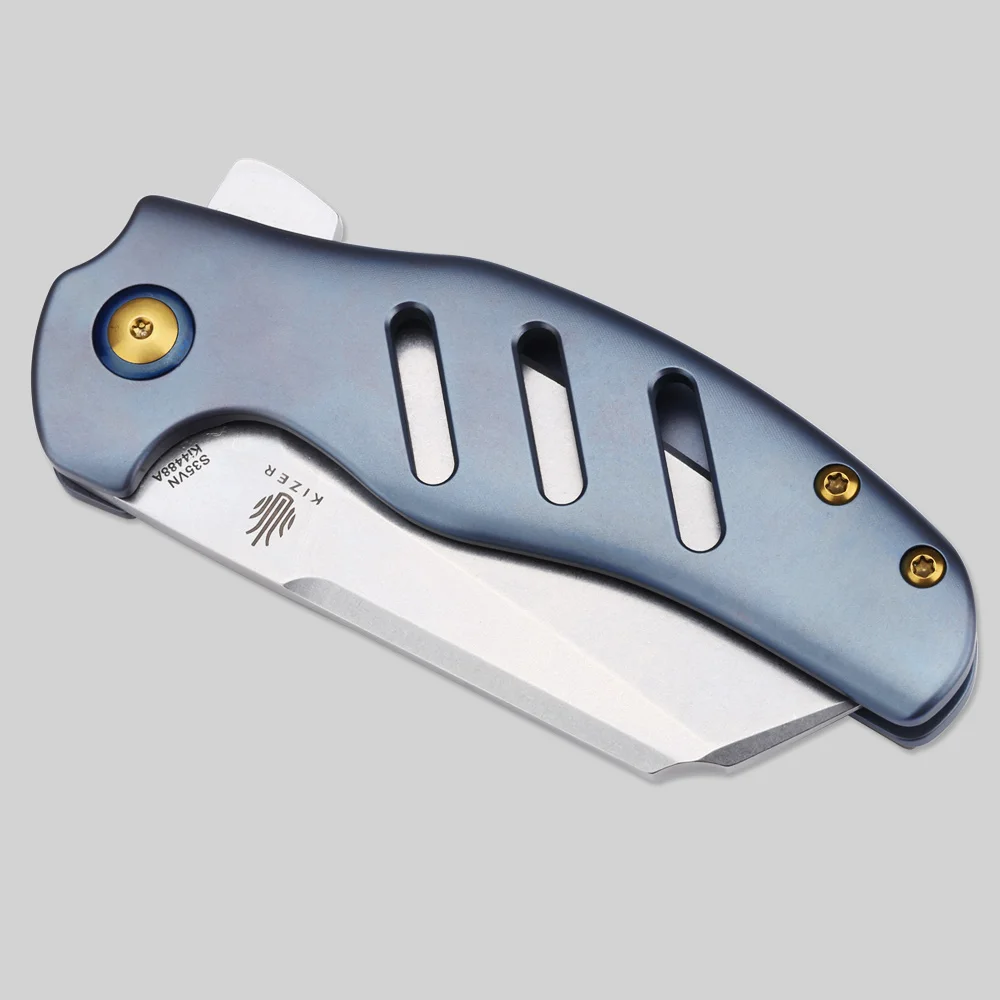 Kizer овчарка S35VN нож KI4488A/Ki4488 ножи для выживания на открытом воздухе боевые складные тактические ножи Высокое качество ручной инструмент